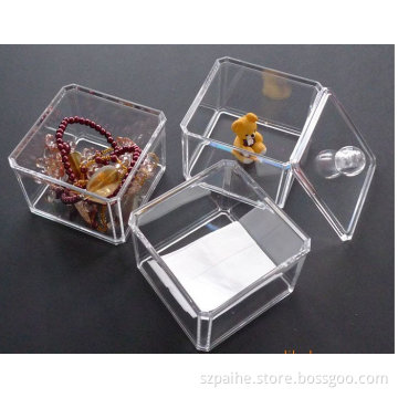 Plexiglass Square Storage Box